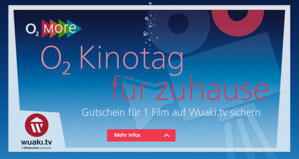 Wuaki.tv Gutscheine für O2 Kunden