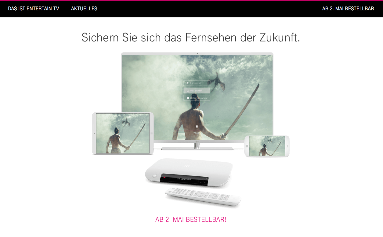 Sky On Demand auf EntertainTV