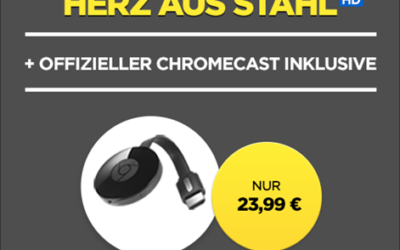 Chromecast + Film in HD für 23,99 EUR bei Wuaki